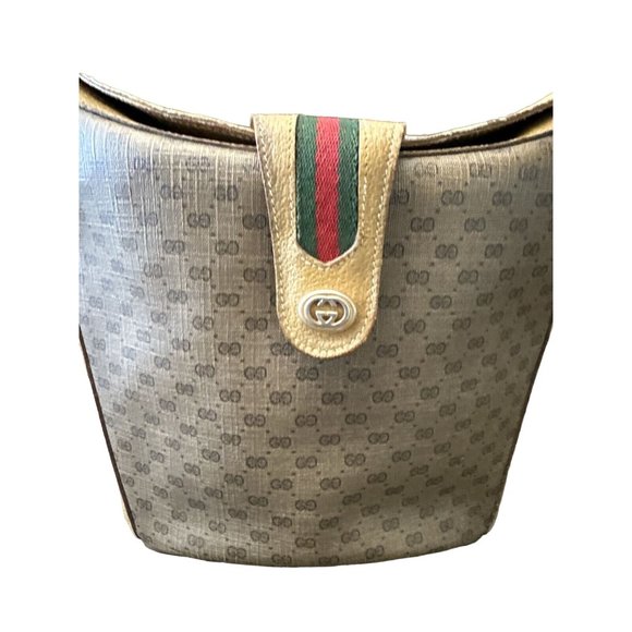 Gucci Accessory Collection micro Guccissima print bucket bag - Picture 6 of 16